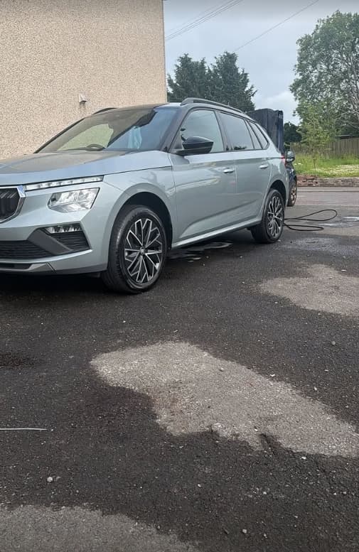 Skoda Kamiq — Snow foam pre-wash