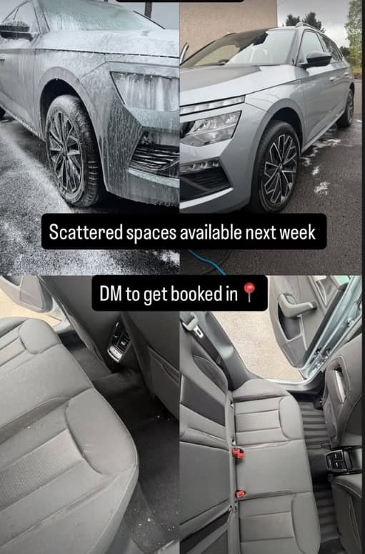 Skoda — Snow foam wash & interior clean