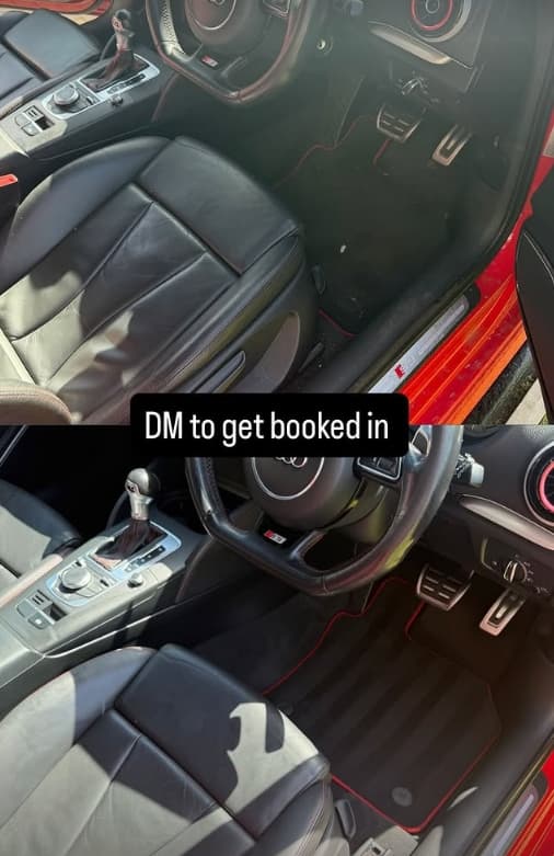 Audi S3 — Interior deep clean