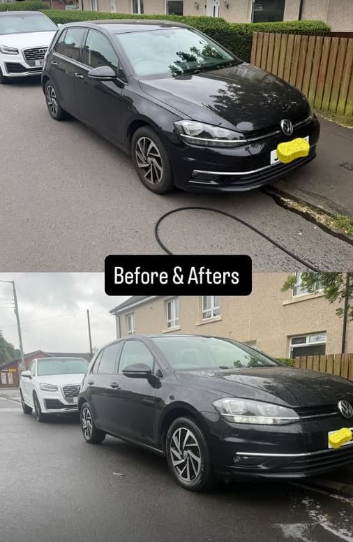 VW Golf — Full exterior valet